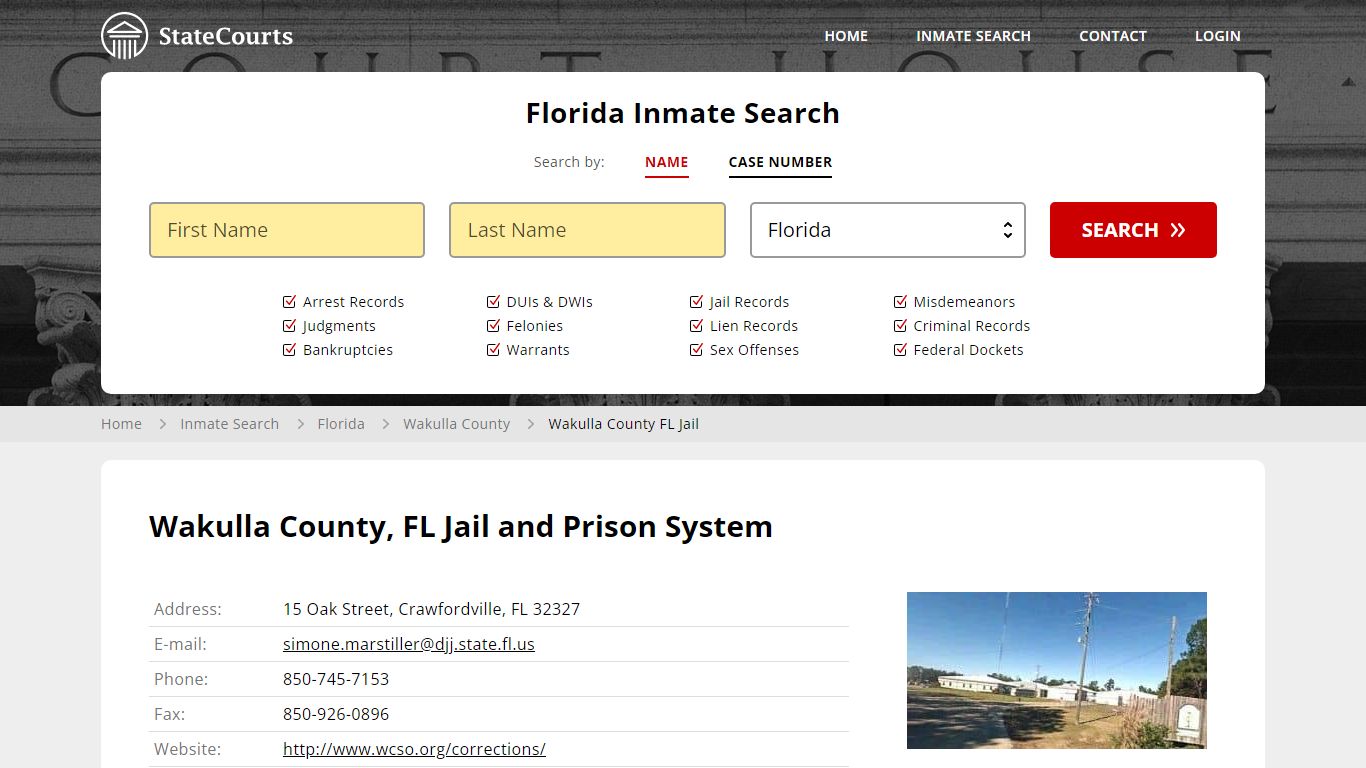 Wakulla County, FL Jail and Prison System - State Courts